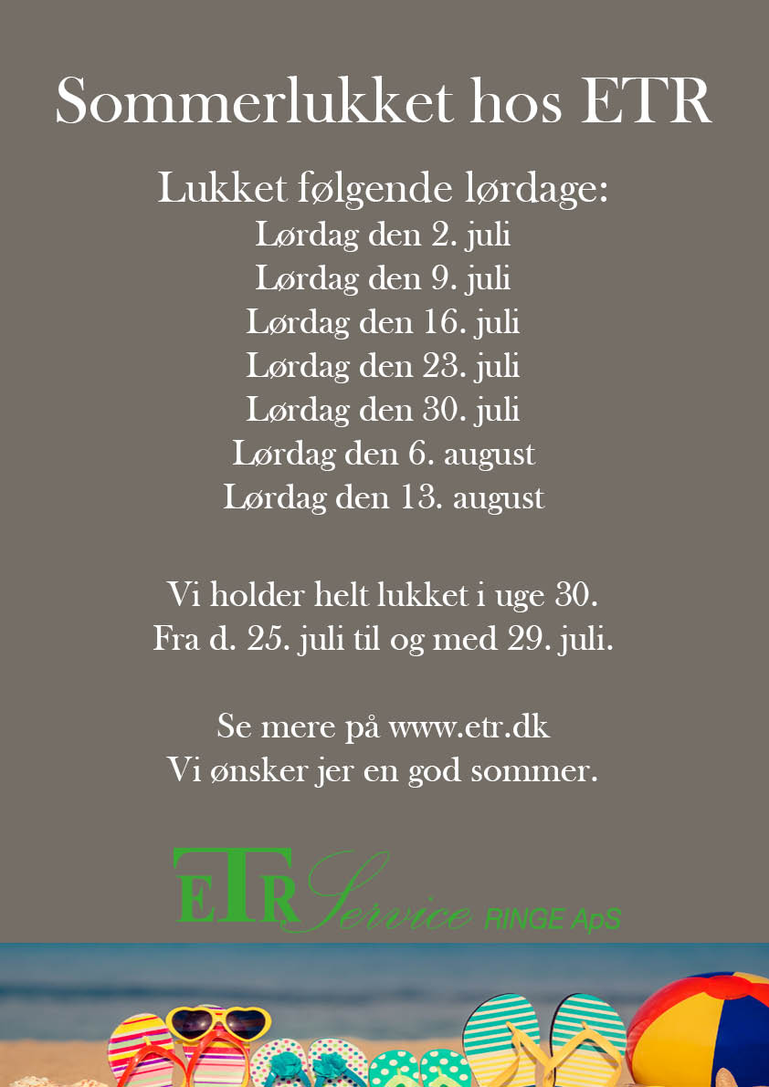 sommerlukket 2022